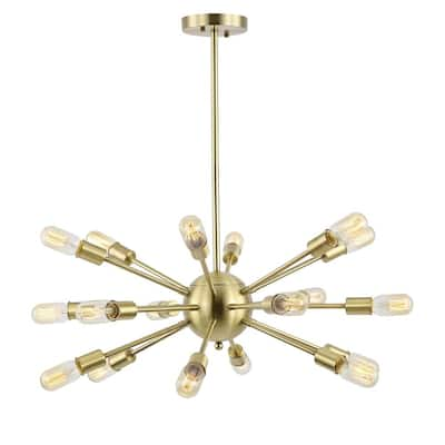 light society sputnik style black chandelier