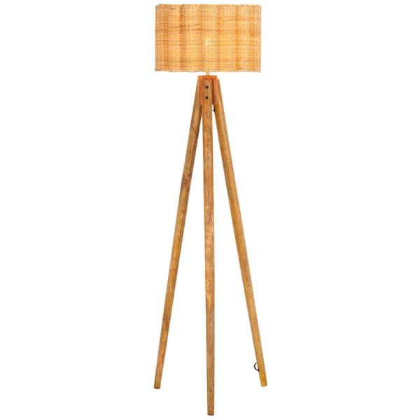 SAFAVIEH Nalani 63 in. Natural Floor Lamp