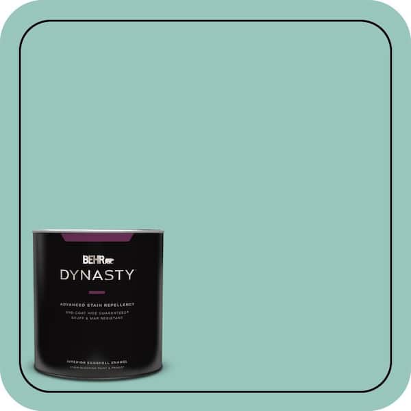 BEHR DYNASTY 1 qt. #490D-4 Eucalyptus Leaf Eggshell Enamel Interior Stain-Blocking Paint and Primer