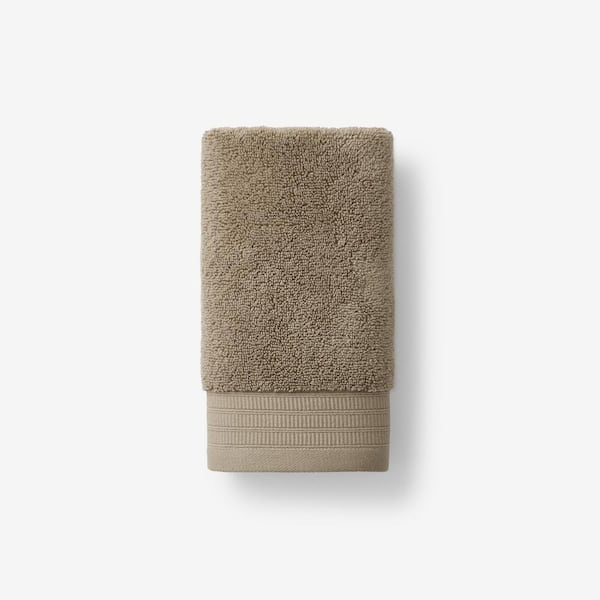 The Company Store Company Cotton Plush Spa Solid Mocha Cotton Single Hand Towel