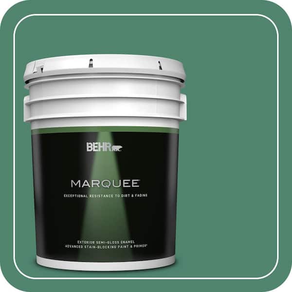 BEHR MARQUEE 5 gal. #480D-6 Billiard Room Semi-Gloss Enamel Exterior Paint & Primer