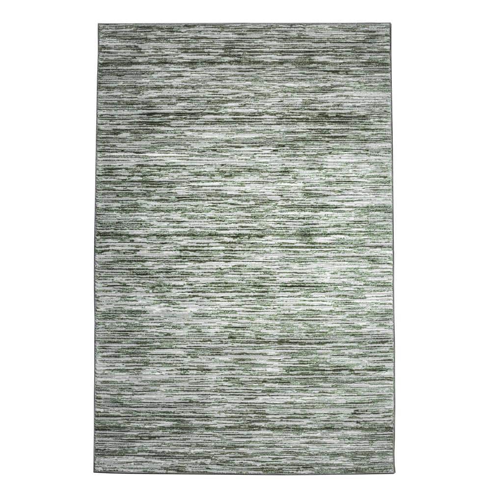 Davide 1228 Transitional Striated Green 8 ft. x 10 ft. Area Rug price history on PriceWatchPro