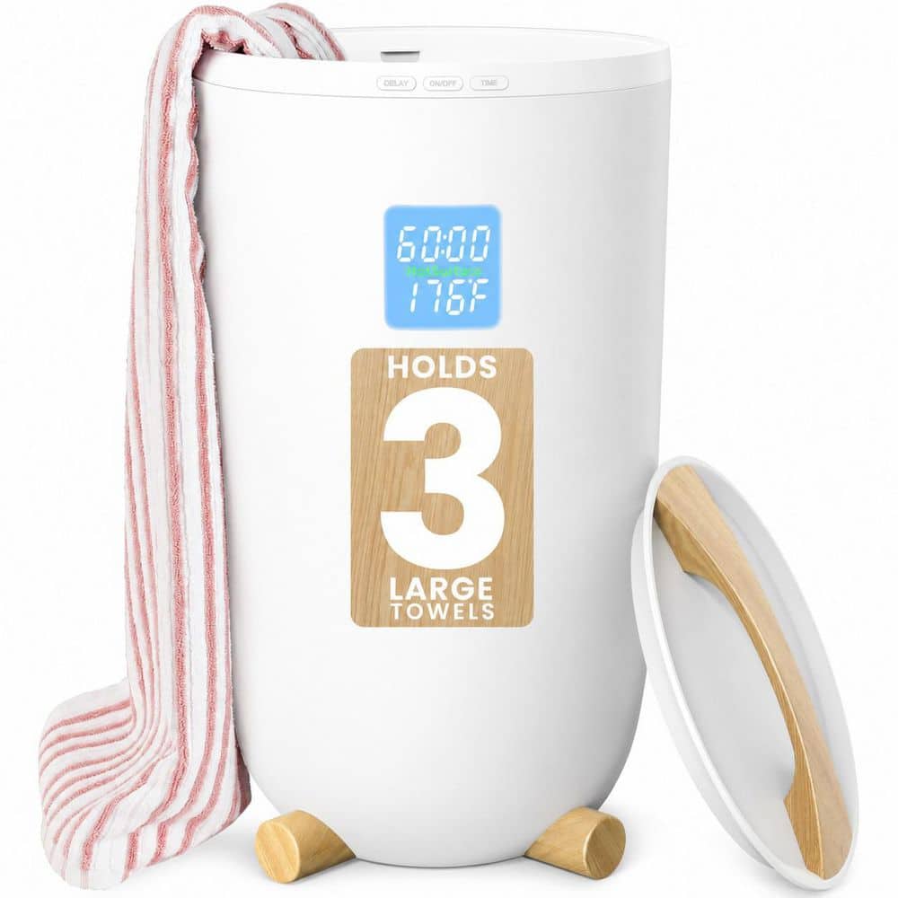 Bucket for Bathroom with LCD Time Temperature Display, 24-Hour Delay, Fits 3 Towel Sets price history on PriceWatchPro