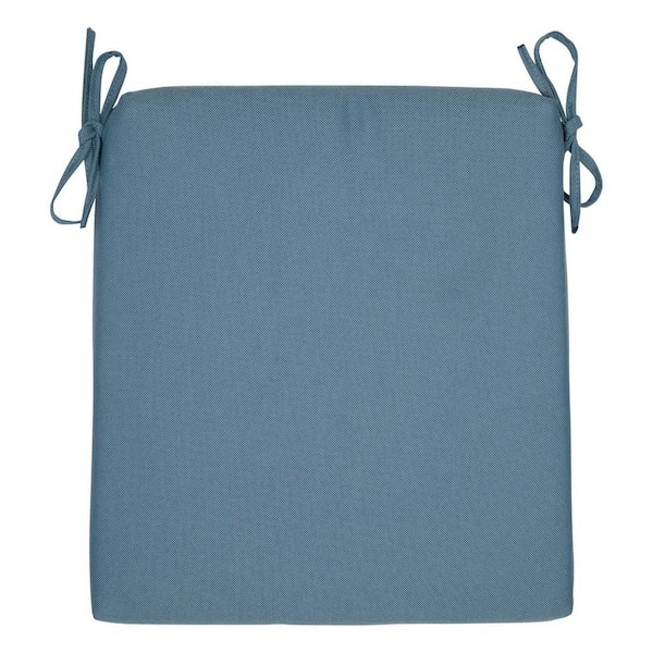 Set of 2 22 in. L Olefin Patio Rocking Chair Cushion Indoor/Outdoor, Blue Gray