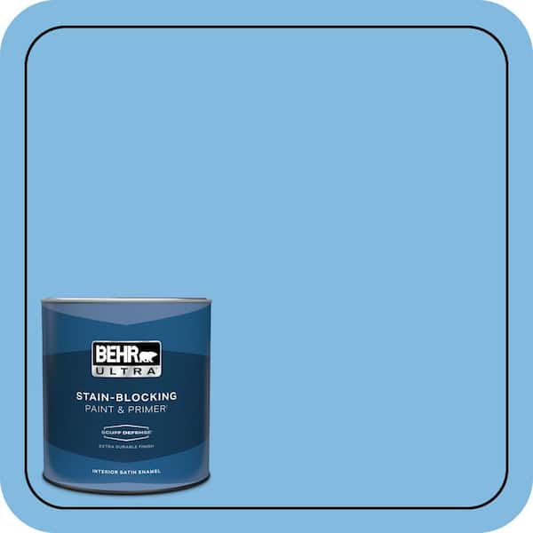 BEHR ULTRA 1 qt. #560B-4 Enchanting Extra Durable Satin Enamel Interior Paint & Primer