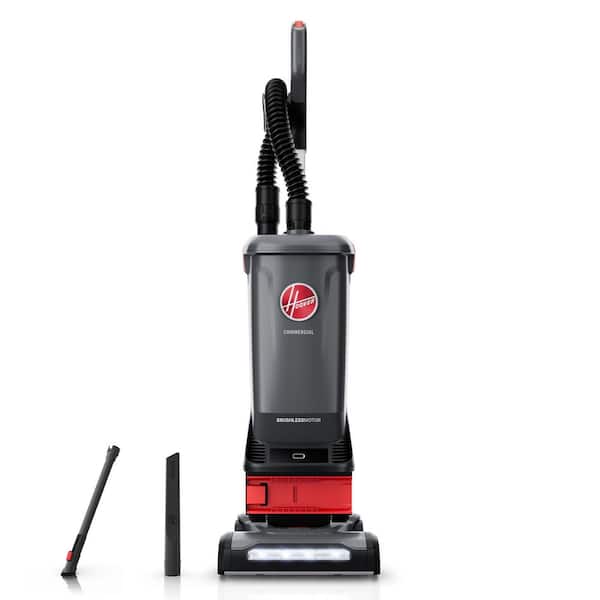 Commercial HVRPWR Cordless 40V Bagged HEPA 5.5 Quart 12-Inch Upright Vacuum for Carpet and Hardfloor in Grey (Tool Only)