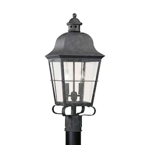 Chatham 2-Light Outdoor Oxidized Bronze Post Top