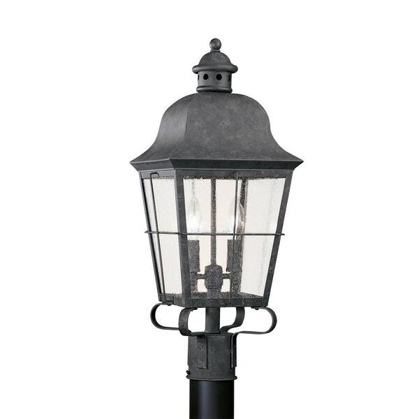 Generation Lighting Chatham 2-Light Outdoor Oxidized Bronze Post Top