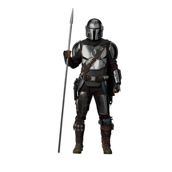 RoomMates Brown and Grey and Black Mandalorian In Beskar Peel and Stick Giant Wall Decal