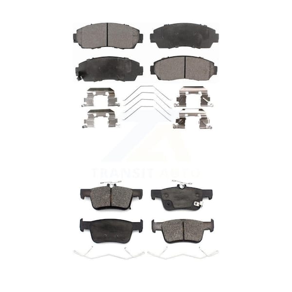 TEC Front Rear Ceramic Brake Pads Kit For 2021-2022 Acura TLX 2.0L KTC-100734