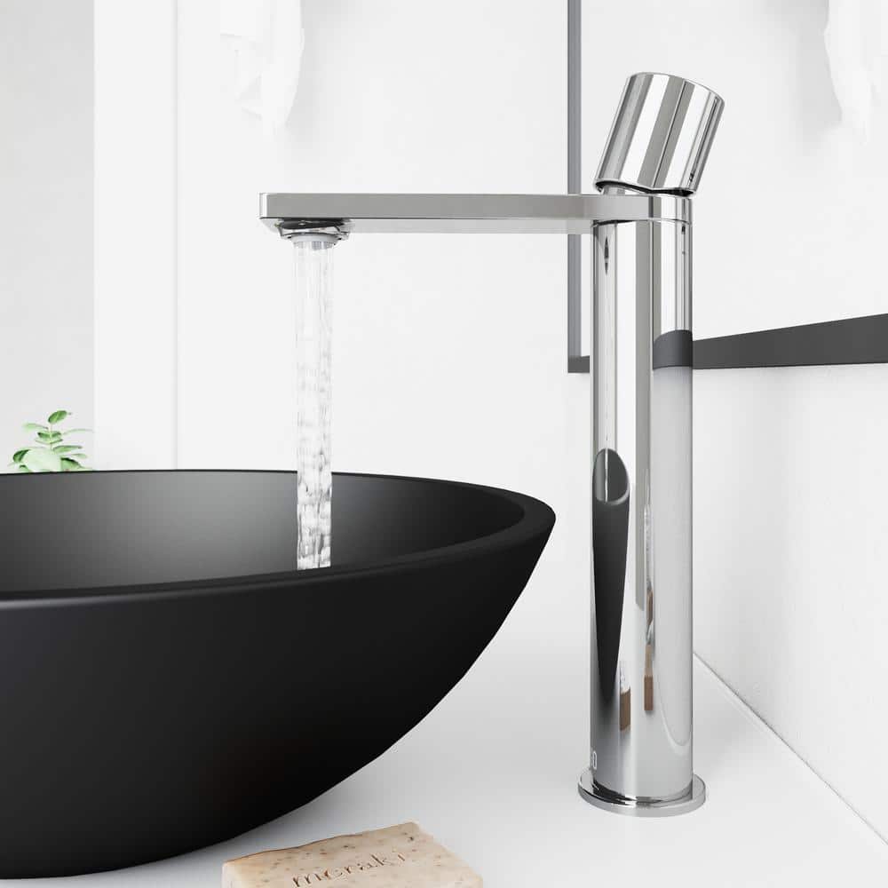 Gotham Chrome Single Handle Vessel Sink Bathroom Faucet
