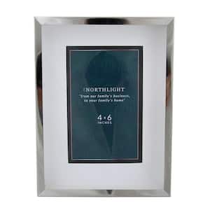 4 in. x 6 in. Silver Picture Frame (for All Occasions, New Year's, etc.)