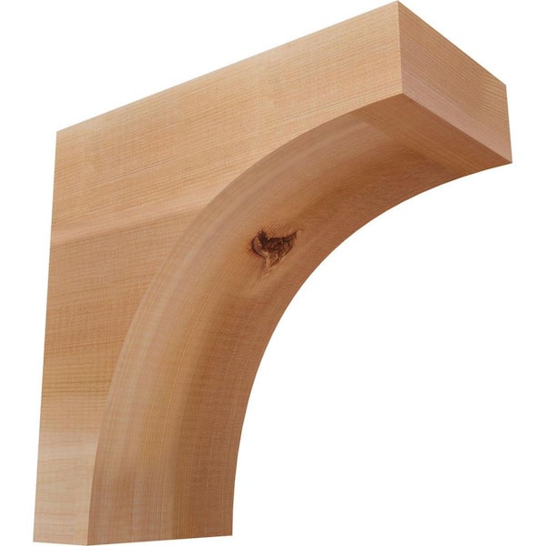 Ekena Millwork 5-1/2 in. x 12 in. x 12 in. Western Red Cedar Huntington Smooth Corbel