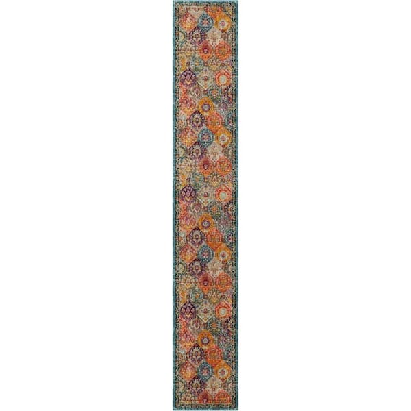 Penrose Blake Multi 2' 7 x 16' 5 Area Rug