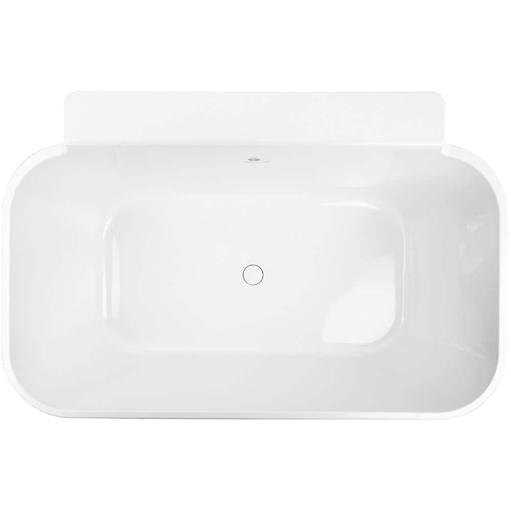 Hydro Systems Richmond 4.75 ft. Solid Surface Flat Bottom Freestanding