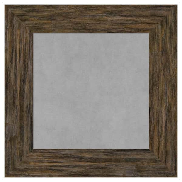 Amanti Art Fencepost Brown 23 in. x 23 in. Framed Magnetic Board