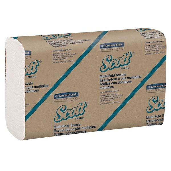 Elevado techo puenting Scott Multi-Fold Paper Towels (250 per Pack) KCC01804 - The Home Depot