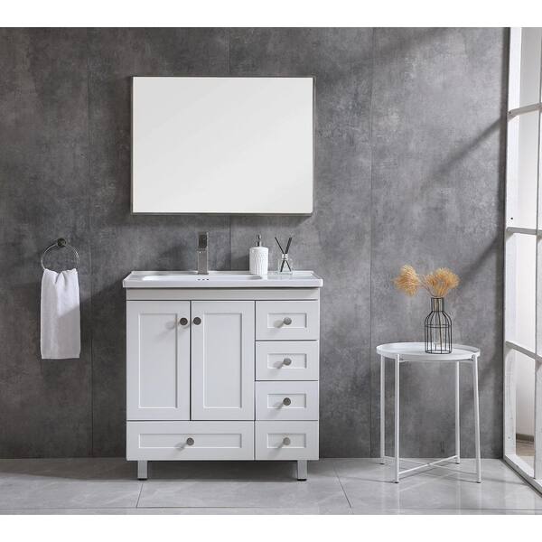 VC CUCINE 32 in. W x 18 in. D x 32 in. Single Sink Free