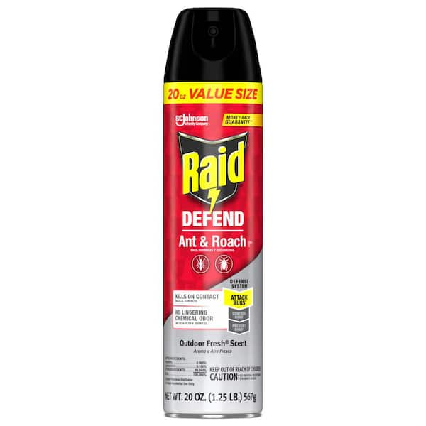 Defend Ant and Roach Insect Killer, Indoor Insecticide, Residual Killing Power, Outdoor Fresh Scent, 20 oz.