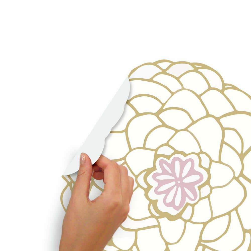 Perennial Blooms Giant Peel and Stick Floral Wall Decals