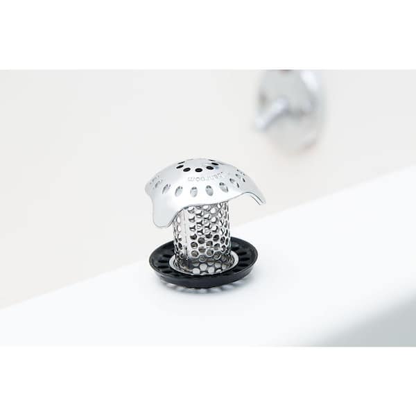 TubShroom™ 2-Pack Drain Hair Catcher in Chrome/Clear, 1 ct - Fry's