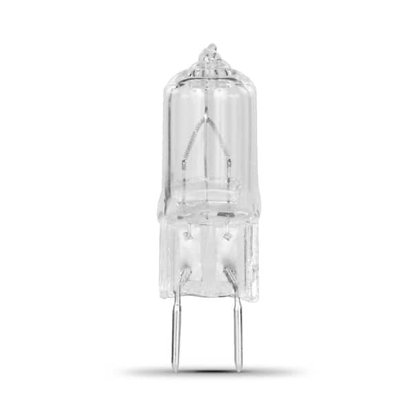 Feit Electric 50-Watt Bright White (2700K) T4 GY8.6 Bi-Pin Base Dimmable Halogen Light Bulb