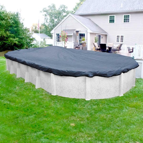 Pool Mate Extreme-Mesh 12 ft. x 24 ft. Oval Above Ground Pool Winter Cover