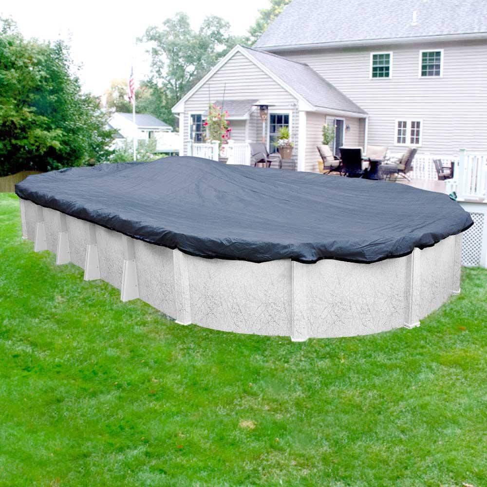Extreme-Mesh 16 ft. x 32 ft. Oval Blue/Black Winter Pool Cover price history on PriceWatchPro