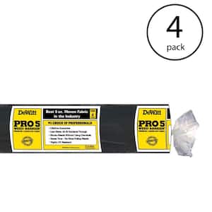 P3 3 ft. x 250 ft. 5 oz. Pro 5 Commercial Landscape Weed Barrier Fabric (4-Pack)