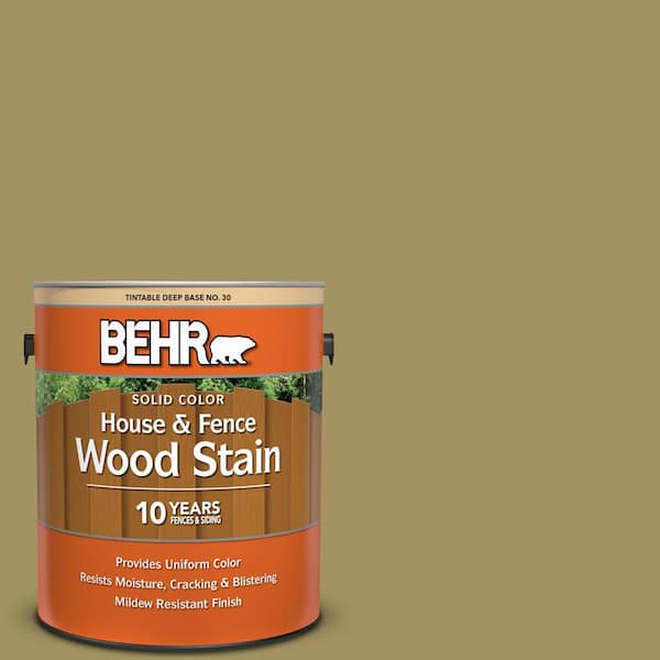 BEHR 1 gal. #M330-6 Keemun Solid Color House and Fence Exterior Wood Stain