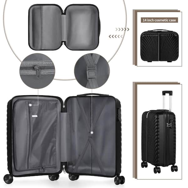 HIKOLAYAE 2-Piece PP Luggage Set with Locks, Includes Carry-On 14