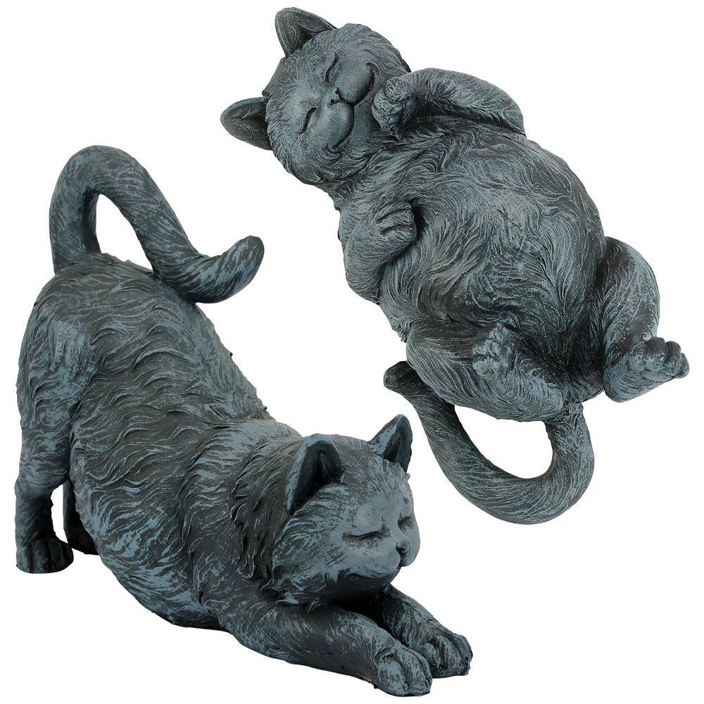 Design Toscano Playful Cats Statue Collection Set (2-Piece) QL957118 ...