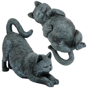 Playful Cats Statue Collection Set (2-Piece)