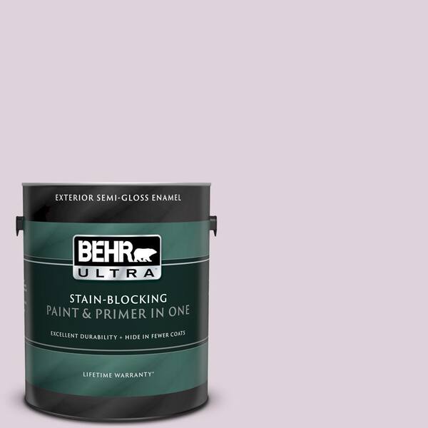 BEHR ULTRA 1 gal. #UL250-14 Mystic Fairy Semi-Gloss Enamel Exterior Paint and Primer in One