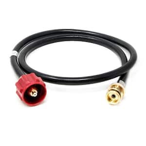 4 ft. 1 lb. to 20 lbs. Propane Adapter Hose Converter
