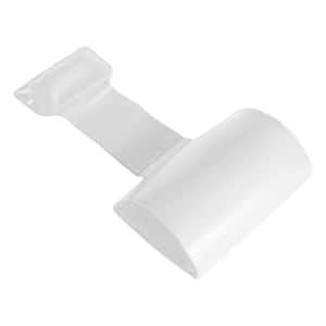 Super Soft Closed Cell Foam Weighted Spa and Bath Pillow in White
