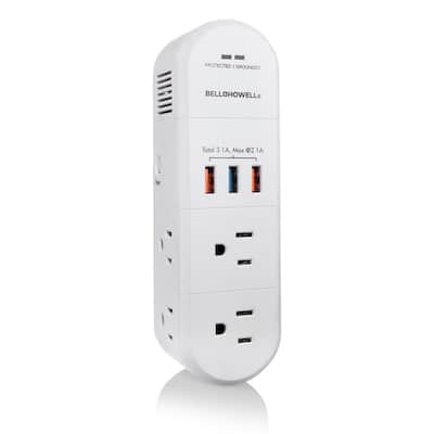 ECO4LIFE Wireless Wall Tap Smart Plug (4 Outlets 4 USB Ports) WTP110 - The  Home Depot