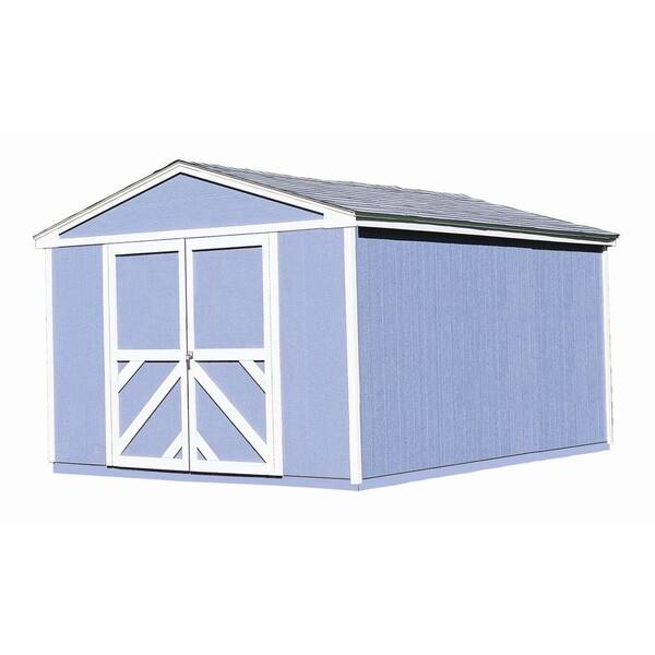 Handy Home Products Somerset 10 ft. x 14 ft. Wood Storage Building Kit