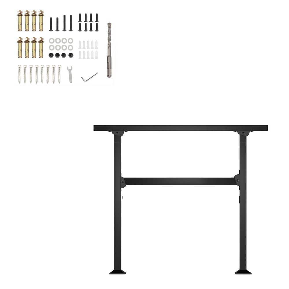 Adjustable Outdoor Handrail 3 Step Black Safety Railing Kit for Porch Deck Sturdy Steel Construction price history on PriceWatchPro
