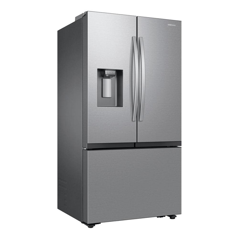 26 Cu Ft Stainless Steel French Door Refrigerator with Dual Ice Makers