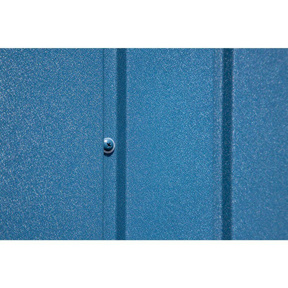 Elite 14 ft x 16 ft Blue Steel Storage Shed