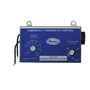 Manually Adjustable Humidistat/Thermostat Control for EGV/ERV Power Vents