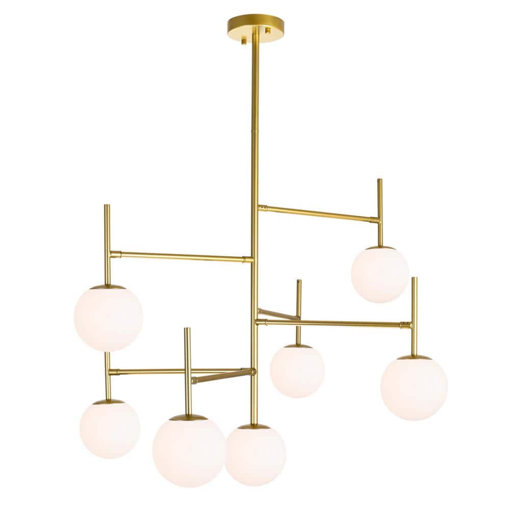 Tourch 7 Light Chandelier With Medallion Gold Finish price history on PriceWatchPro