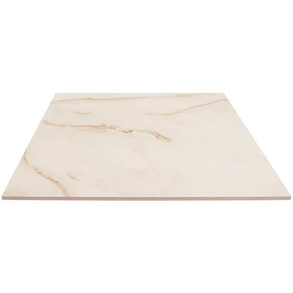 Selene Onyx 24" x 24" Polished Porcelain Marble Look Tile
