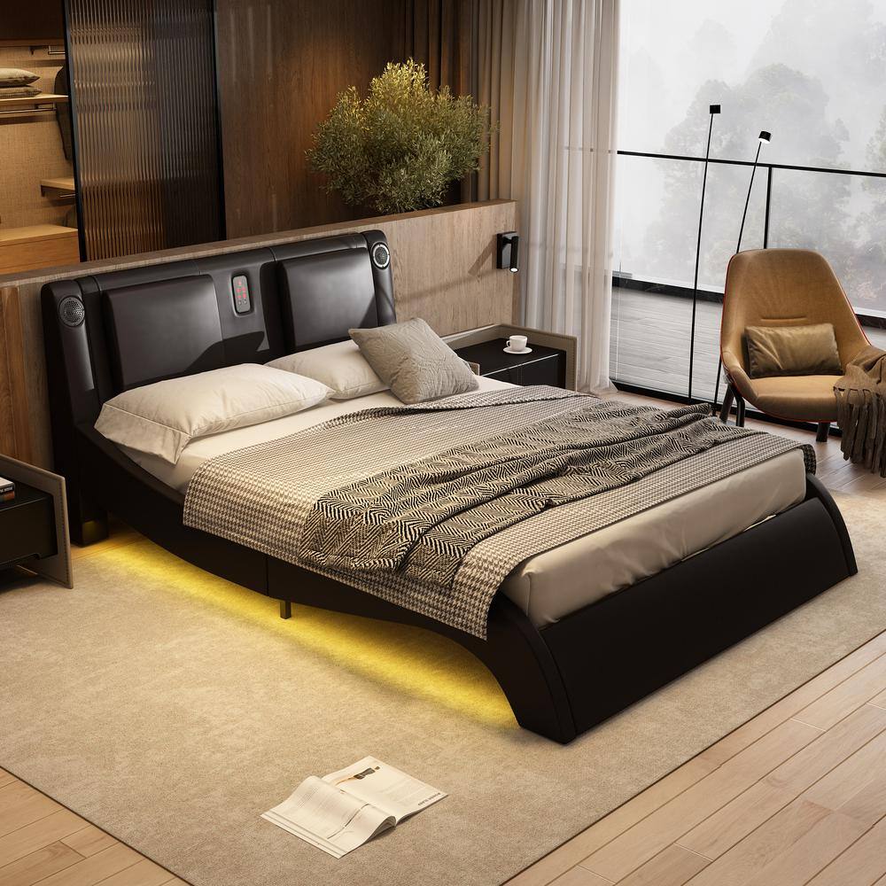 Headboard with speakers discount