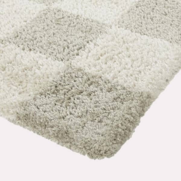 StyleWell Harley Beige 2 ft. 7 in. x 7 ft. Checkered Runner Area Rug  3123457 - The Home Depot