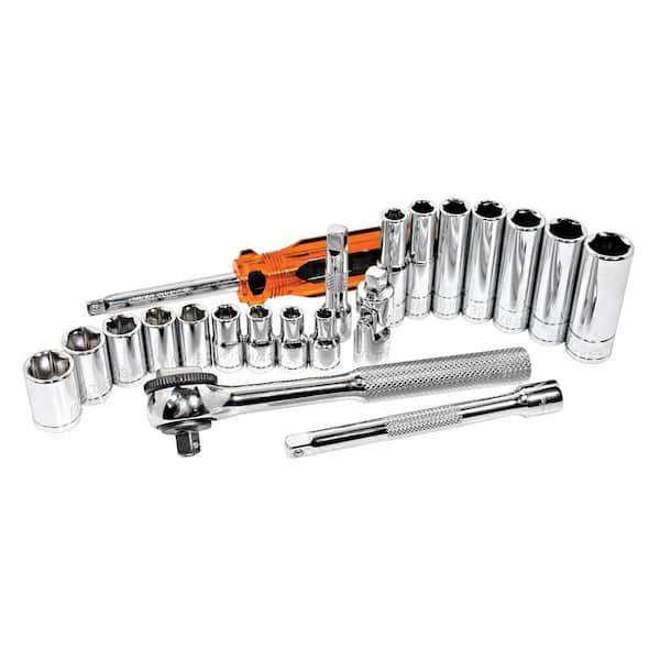 1/4 in. Drive Socket Set (21-Piece)