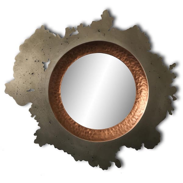 Round Shape Metal Framed Accent Mirror, Pier 1 Mirror Round