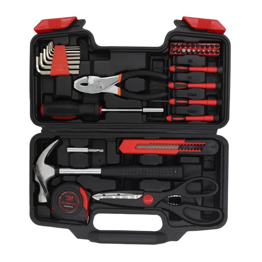Basic Tool Kit for Home, Small Tool Set of 39, Mini Home Tool Kit with Tool Box, Starter Toolkit for Men Women price history on PriceWatchPro