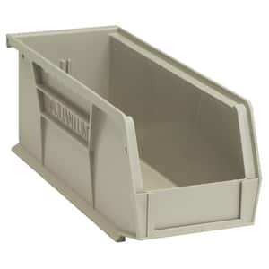 Ultra Series 1.51 qt. Stack and Hang Bin in Stone (12-Pack)